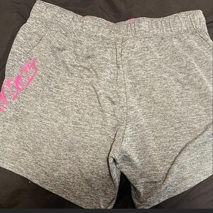 Nike Gray Athletic Shorts with Elastic Waistband
